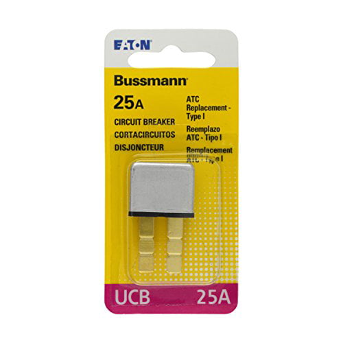 Bussmann UCB-20 Circuit Breaker , Type I, ATC Footprint Automotive Snap-Off - 20 A 1 Pack 